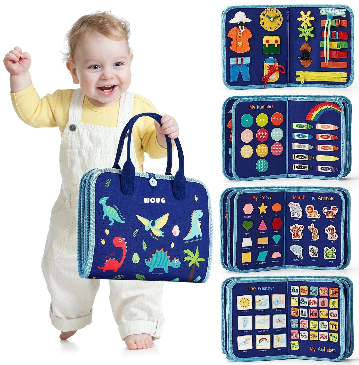 The Tilly&Toys™ - Toddler Busy Board Montessori