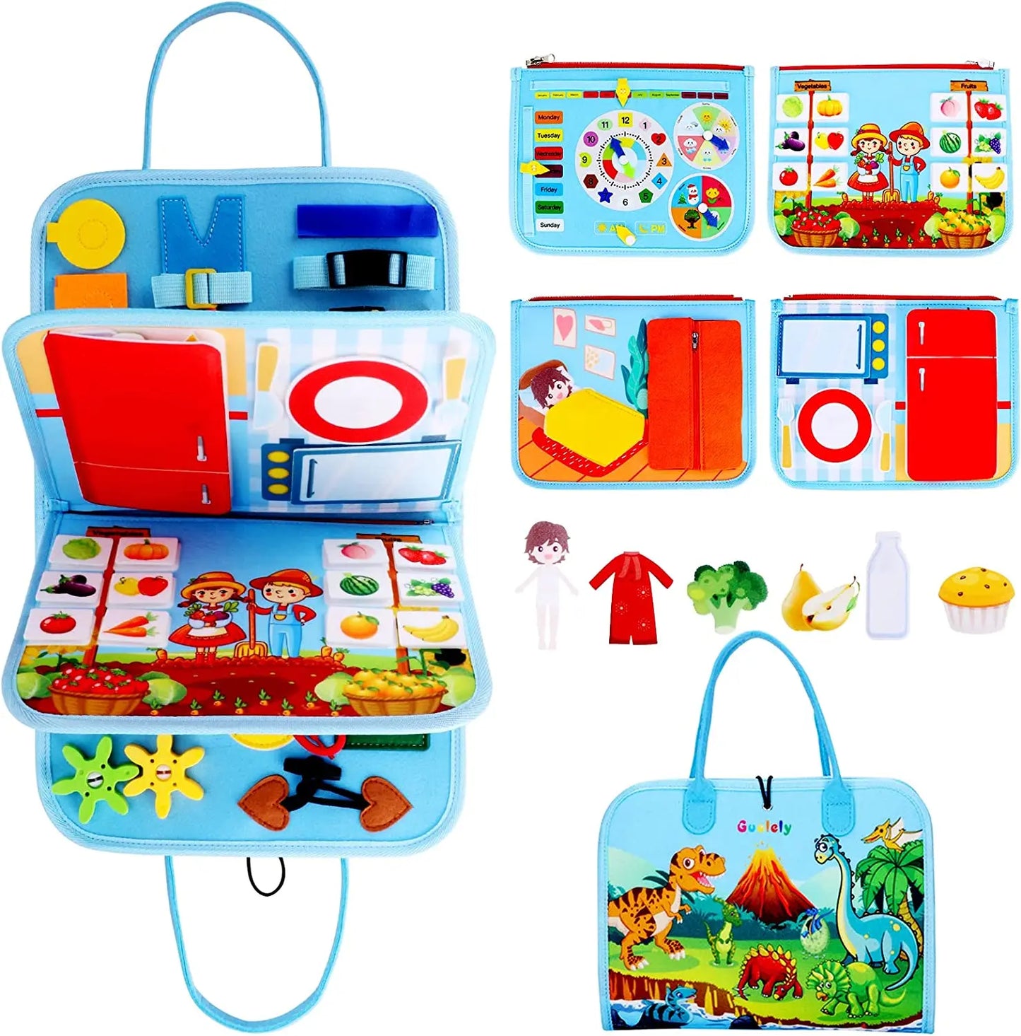The Tilly&Toys™ - Toddler Busy Board Montessori