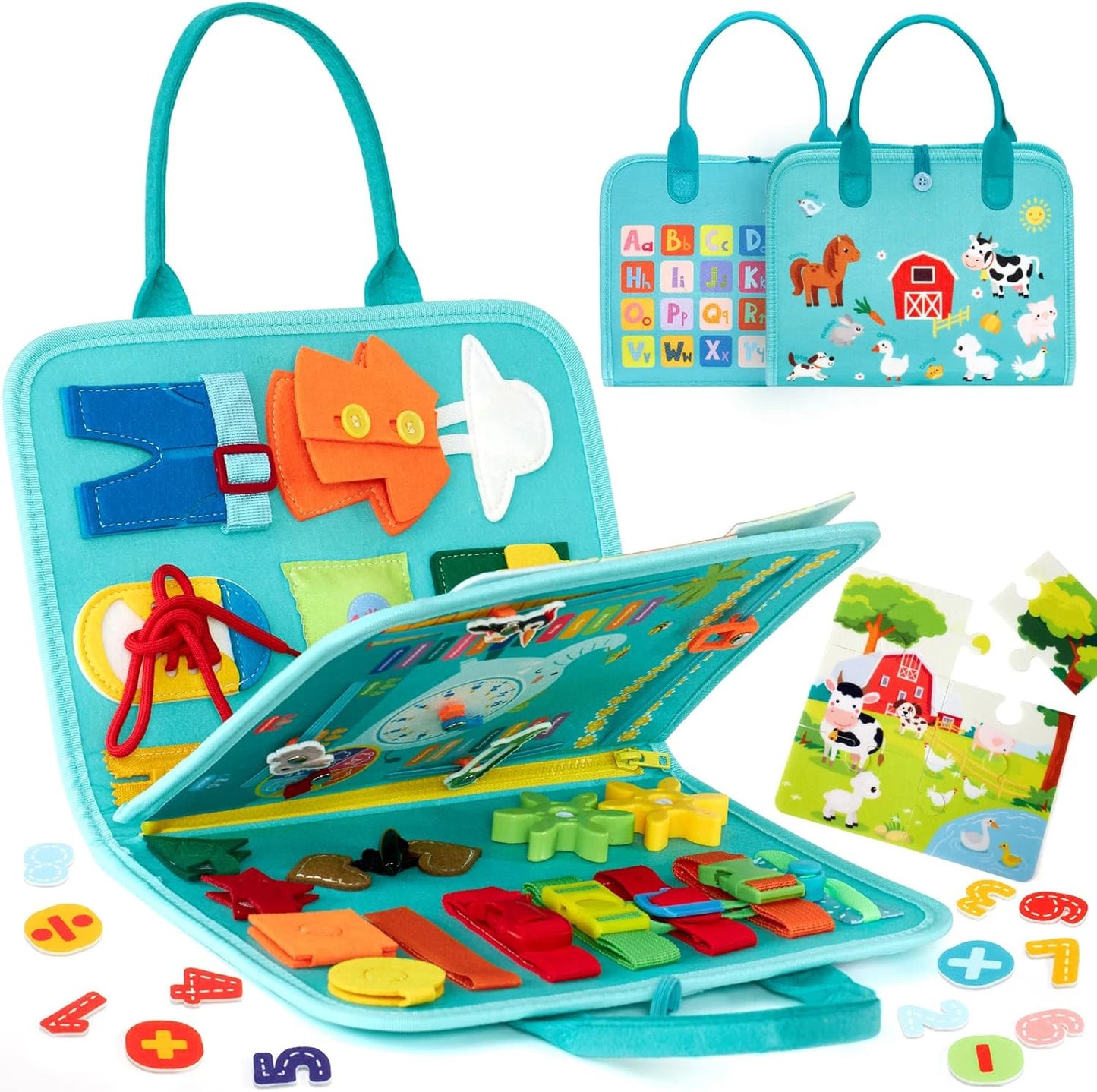 The Tilly&Toys™ - Toddler Busy Board Montessori
