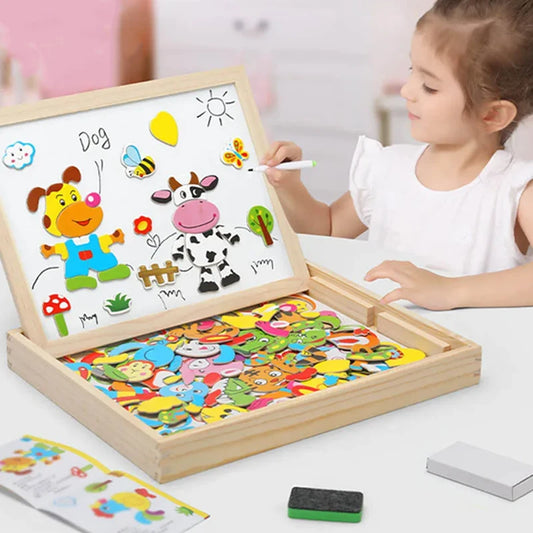The Tilly&Toys™ - Montessori Magnetic Circus Board